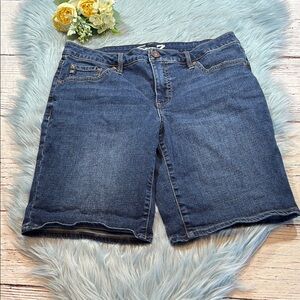 Seven7 Relaxed Bermuda Jean Shorts sz 8